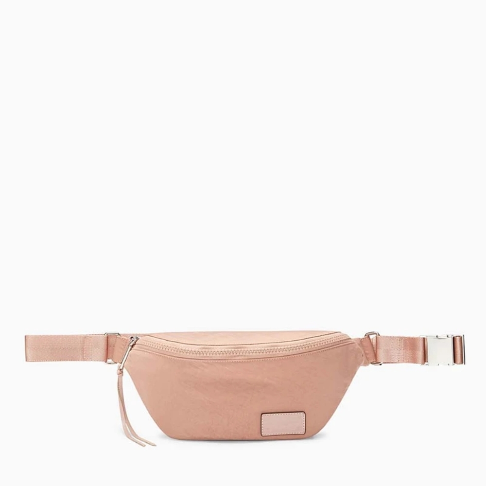 *SOLD* Rebecca Minkoff Vintage Pink Nylon Belt Bag - Picture 2 of 11